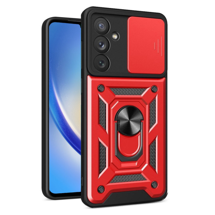 Чохол до мобільного телефона BeCover Military Samsung Galaxy A16 4G SM-A165/A16 5G SM-A166 Red (713071)