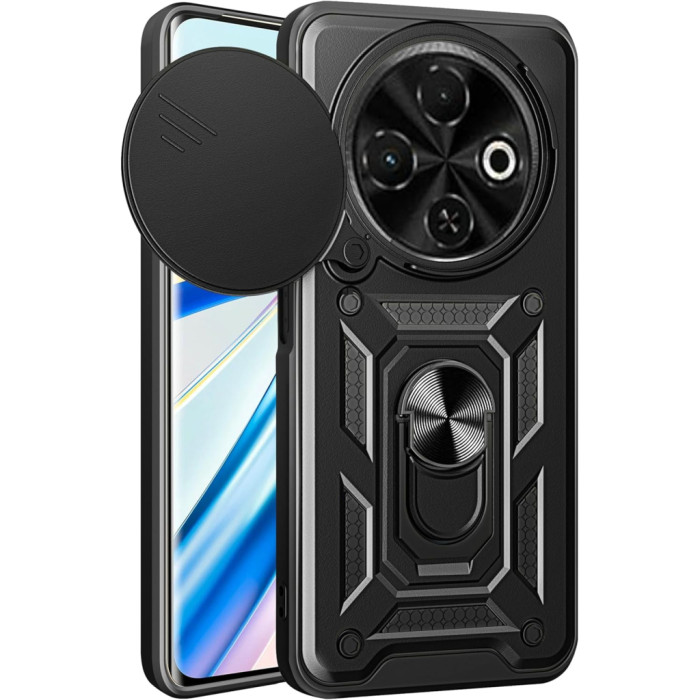 Чохол до мобільного телефона BeCover Military Tecno Spark 30C 4G Black (713074)