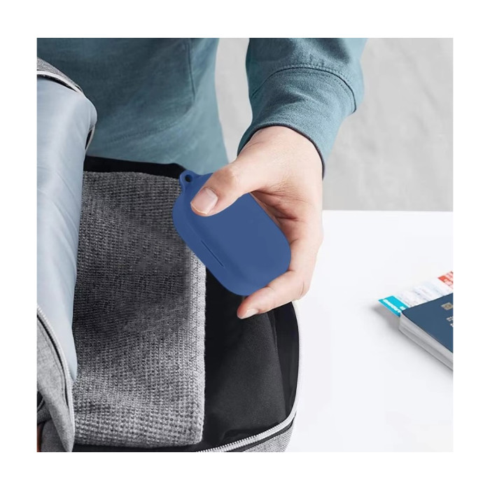 Чохол для навушників BeCover Silicon для OPPO Enco Buds 2 Pro Deep Blue (713224)