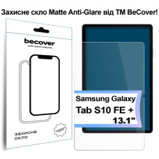 Скло захисне BeCover Matte Anti-Glare Samsung Galaxy Tab S10 FE Plus (SM-X620/SM-X626) 13.1