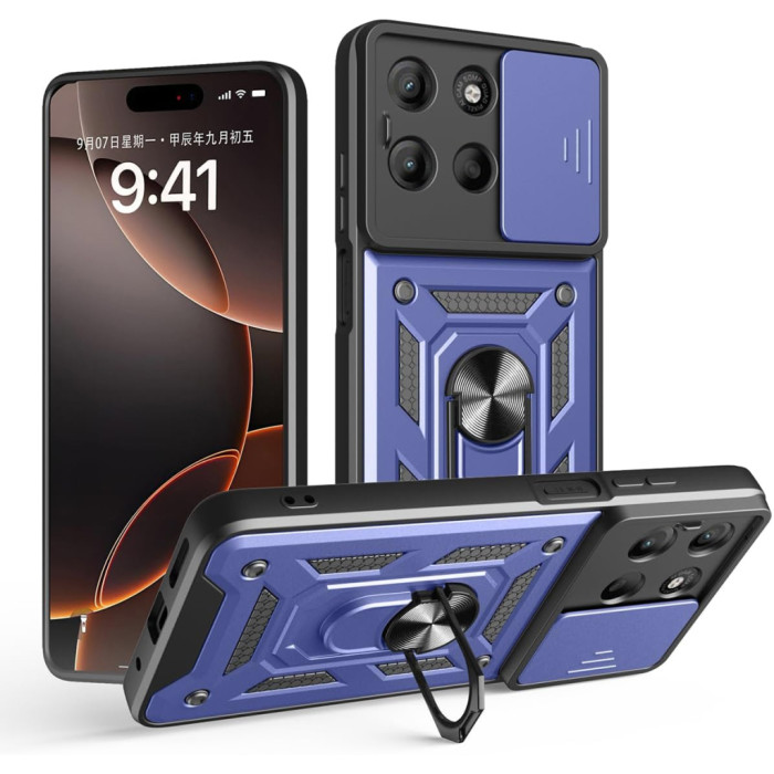 Чохол до мобільного телефона BeCover Military Motorola Moto G15 / G15 Power Blue (713531)