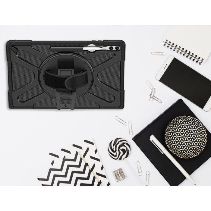 Чохол до планшета BeCover Heavy Duty Samsung Galaxy Tab S8 Ultra/S9 Ultra/S10 Ultra (X900/X906/X910/X916/X920/X926) 14.6
