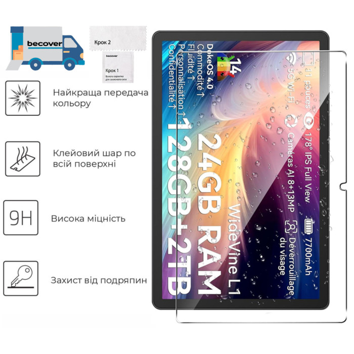 Скло захисне BeCover Oscal Pad 90 10.92