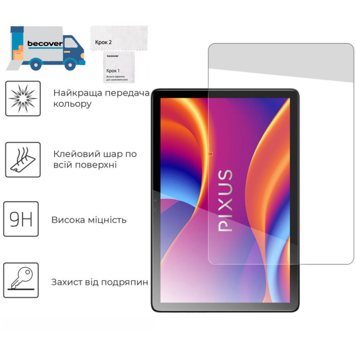 Скло захисне BeCover Pixus Loga 10.1