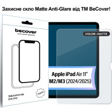 Скло захисне BeCover Matte Anti-Glare Apple iPad Air 11
