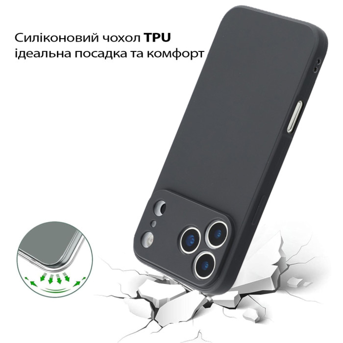 Чохол до мобільного телефона BeCover Apple iPhone 17 Pro Max Black (713762)
