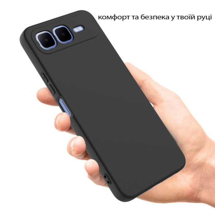 Чохол до мобільного телефона BeCover Silicone Infinix Smart 10 Plus (X6725B) Black (713764)