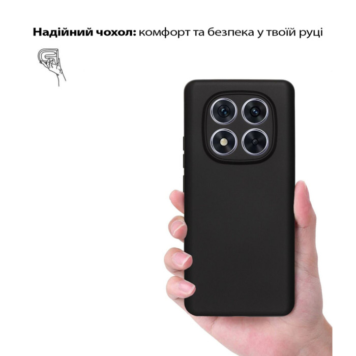 Чохол до мобільного телефона BeCover Poco X7 Black (713777)