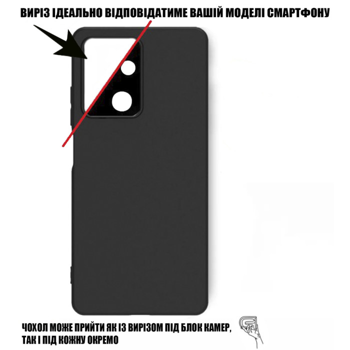 Чохол до мобільного телефона BeCover Silicone Xiaomi Redmi 15С 4G/5G Black (713784)