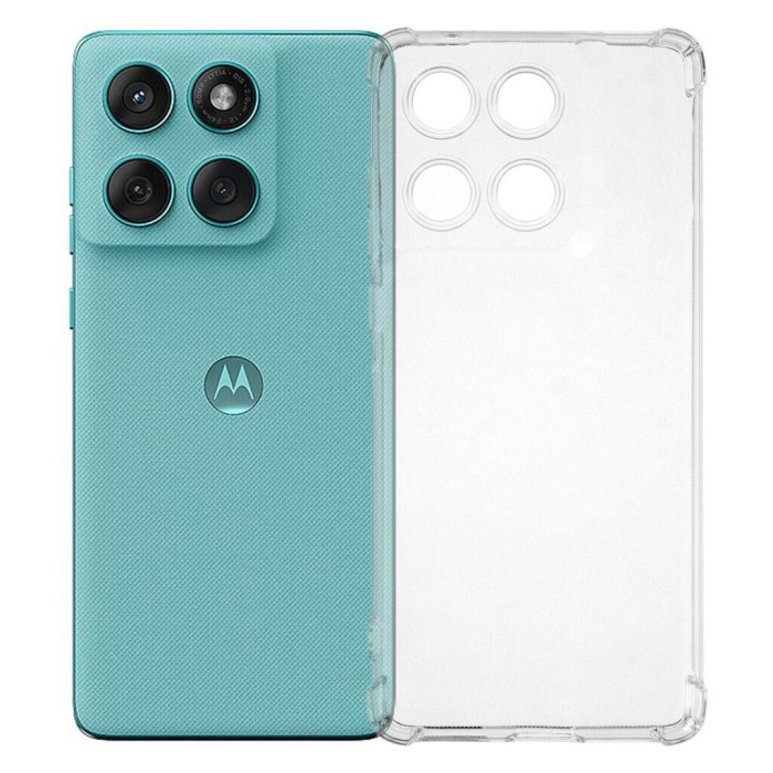 Чохол до мобільного телефона BeCover Anti-Shock Motorola Edge 60 Clear (713804)