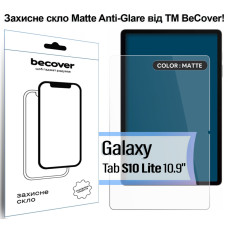 Скло захисне BeCover Matte Anti-Glare Samsung Galaxy Tab S10 Lite SM-X400/406 10.9
