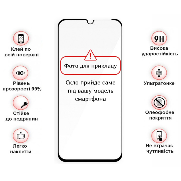 Скло захисне BeCover Poco C85 4G Black (714366)