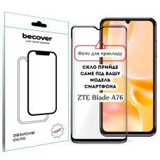 Скло захисне BeCover ZTE Blade A76 Black (714377)