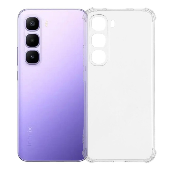 Чохол до мобільного телефона BeCover Anti-Shock Infinix Hot 60 Pro 4G (X6885) Clear (714560)