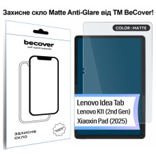 Скло захисне BeCover Matte Anti-Glare Lenovo Idea Tab / K11 (2nd Gen) TB336 / Xiaoxin Pad (2025) 11