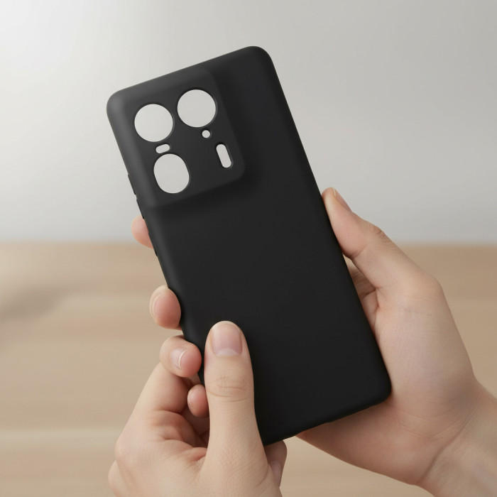 Чохол до мобільного телефона BeCover Silicone Motorola Edge 50 Ultra Black (714689)