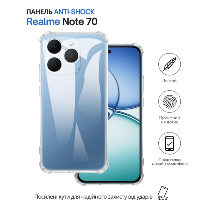 Чохол до мобільного телефона BeCover Anti-Shock Realme 15T Clear (714702)