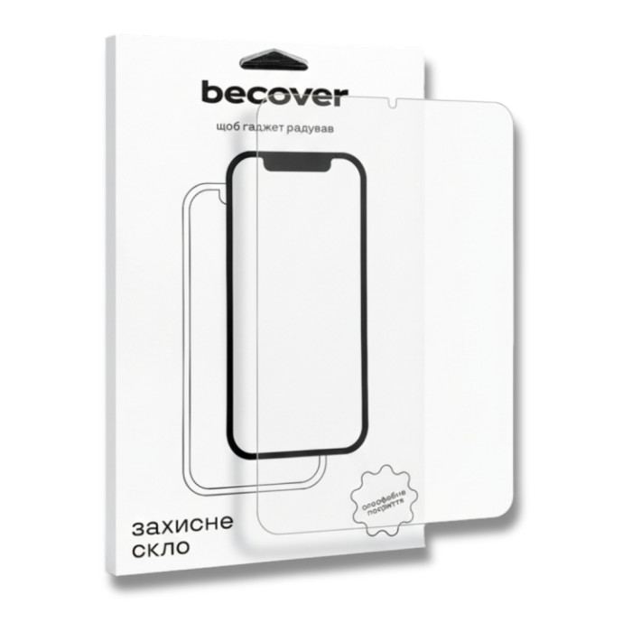 Скло захисне BeCover 3D Edge Full Cover Apple iPad Mini 7 2024 (714772)