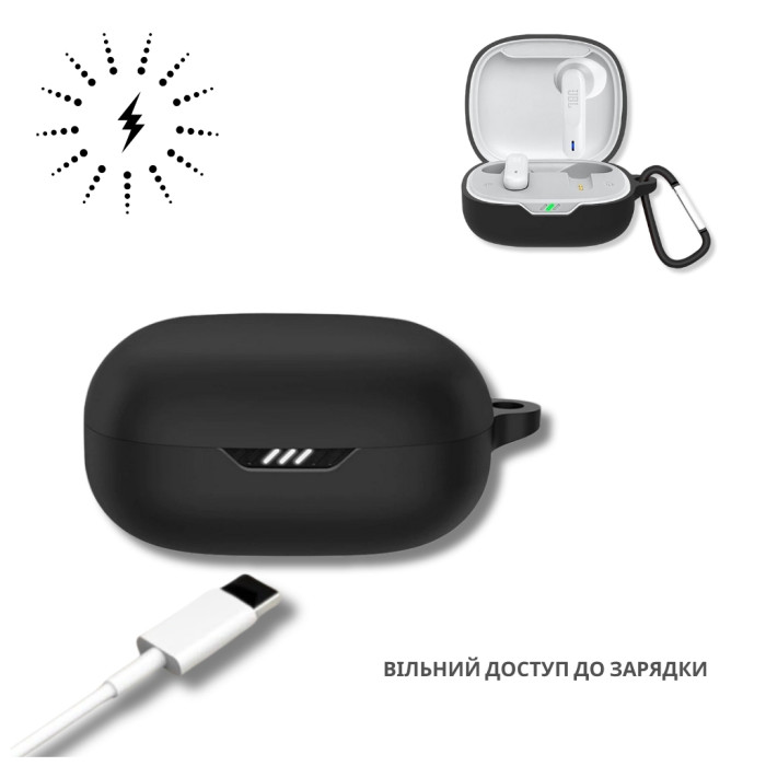 Чохол для навушників BeCover для JBL Wave Flex 2 Black (714830)