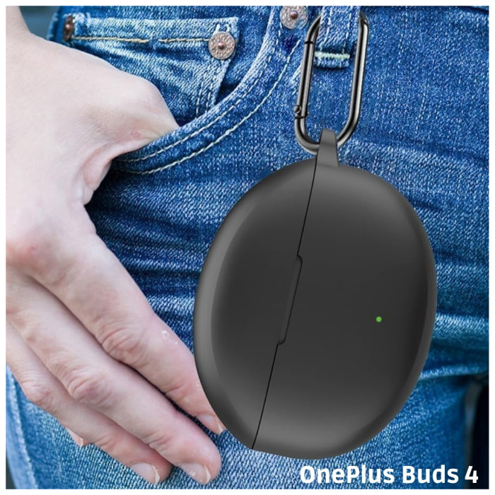 Чохол для навушників BeCover для OnePlus Buds 4 Black (714834)