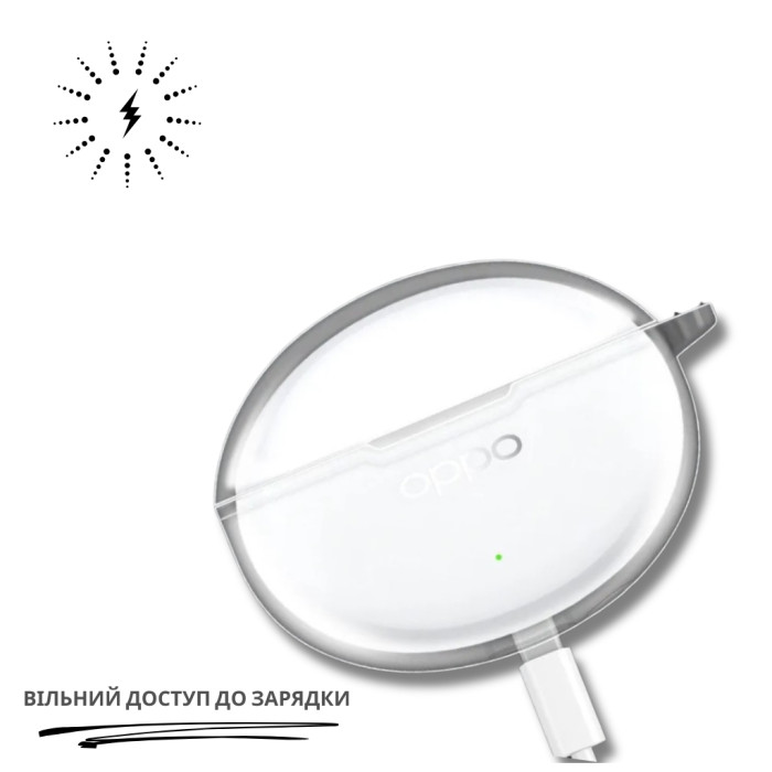 Чохол для навушників BeCover для OPPO Enco Air4 Pro (ETEA1) Transparent (714836)