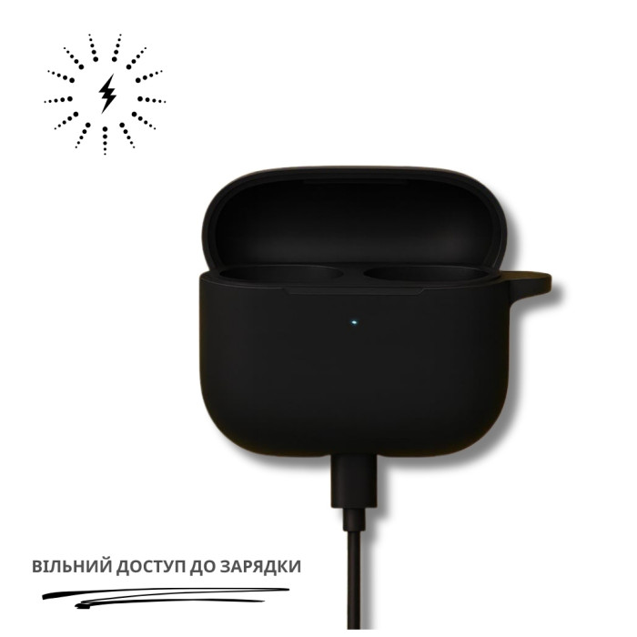 Чохол для навушників BeCover для OPPO Enco Buds 3 Pro Black (714837)