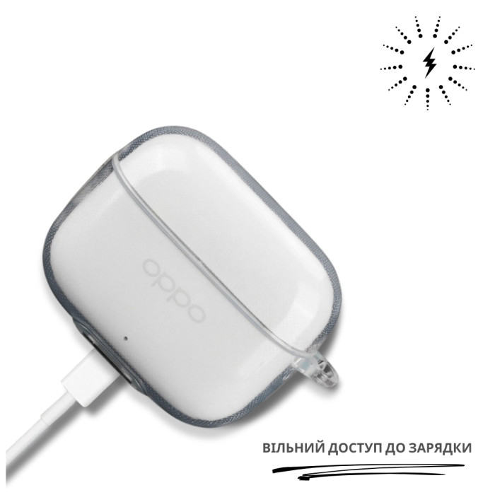 Чохол для навушників BeCover для OPPO Enco Buds 3 Pro Transparent (714838)
