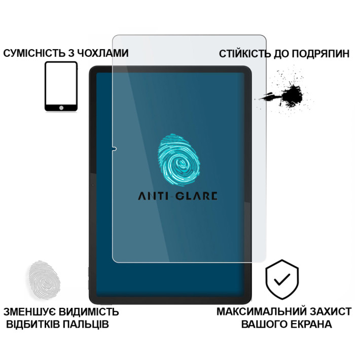 Скло захисне BeCover Matte Anti-Glare Lenovo Idea Tab Plus 12.1