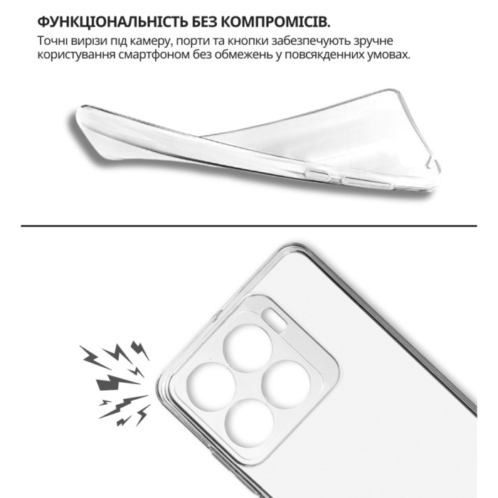 Чохол до мобільного телефона BeCover silicone ZTE Blade A56 Transparent (714907)
