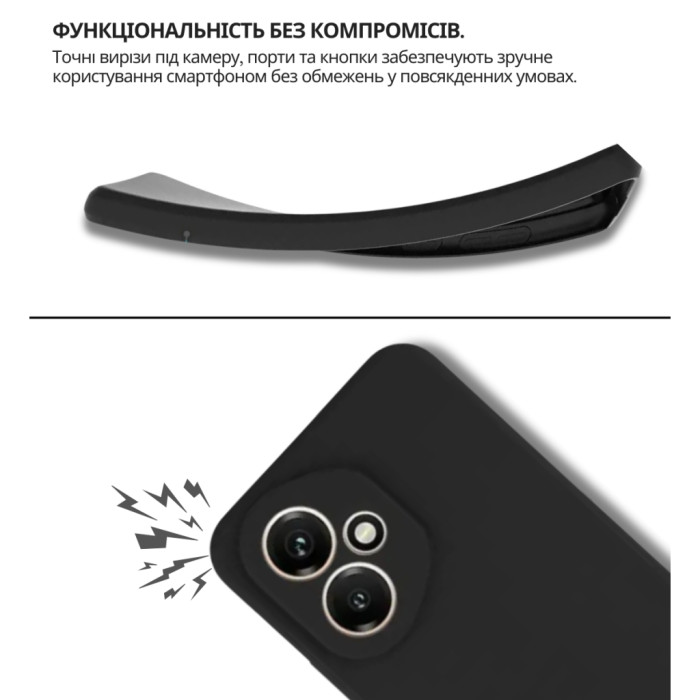 Чохол до мобільного телефона BeCover silicone Honor 400 Black (714944)