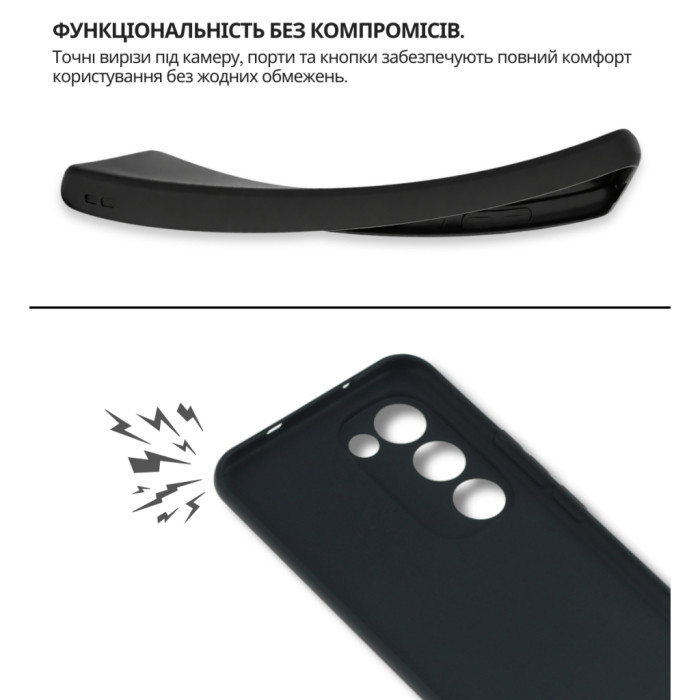 Чохол до мобільного телефона BeCover Tecno Spark 40 Pro Plus (KM7) Black (715043)