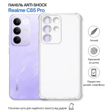 Чохол до мобільного телефона BeCover Anti-Shock Realme C85 Pro Clear (715066)