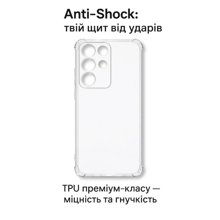 Чохол до мобільного телефона BeCover Anti-Shock Realme C85 Pro Clear (715066)