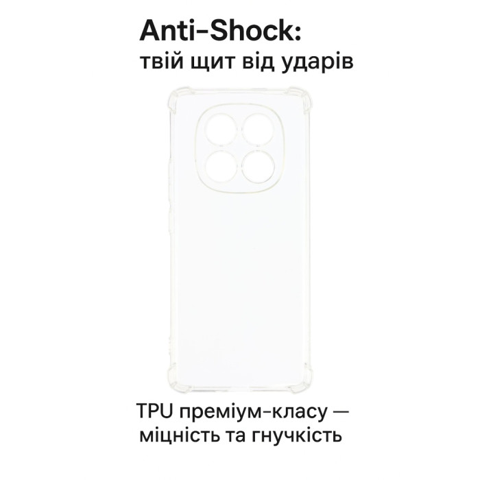 Чохол до мобільного телефона BeCover Anti-Shock Xiaomi Redmi Note 15 5G Clear (715070)