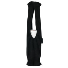 Чохол до мобільного телефона BeCover Knit Pocket universal Black (715158)