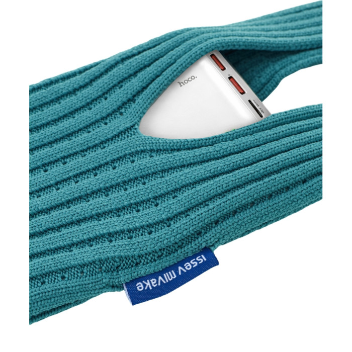 Чохол до мобільного телефона BeCover Knit Pocket universal Blue (715159)