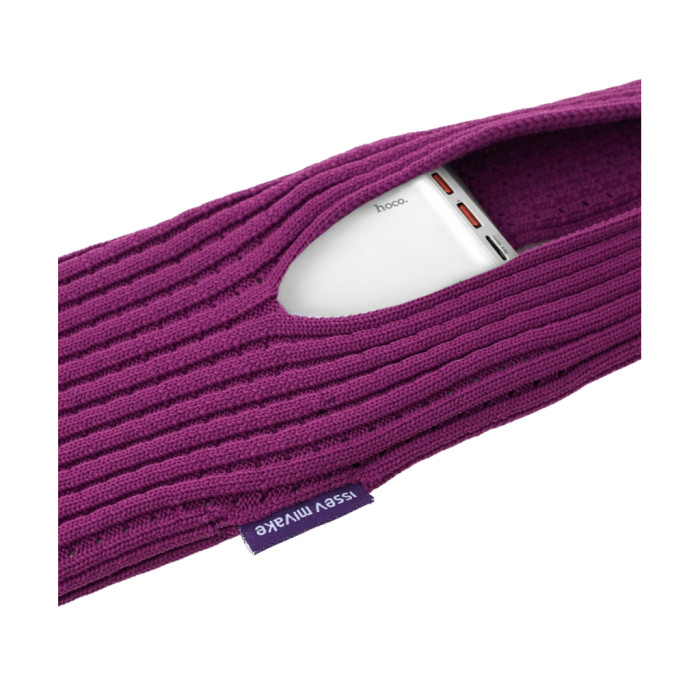 Чохол до мобільного телефона BeCover Knit Pocket universal Purple (715164)