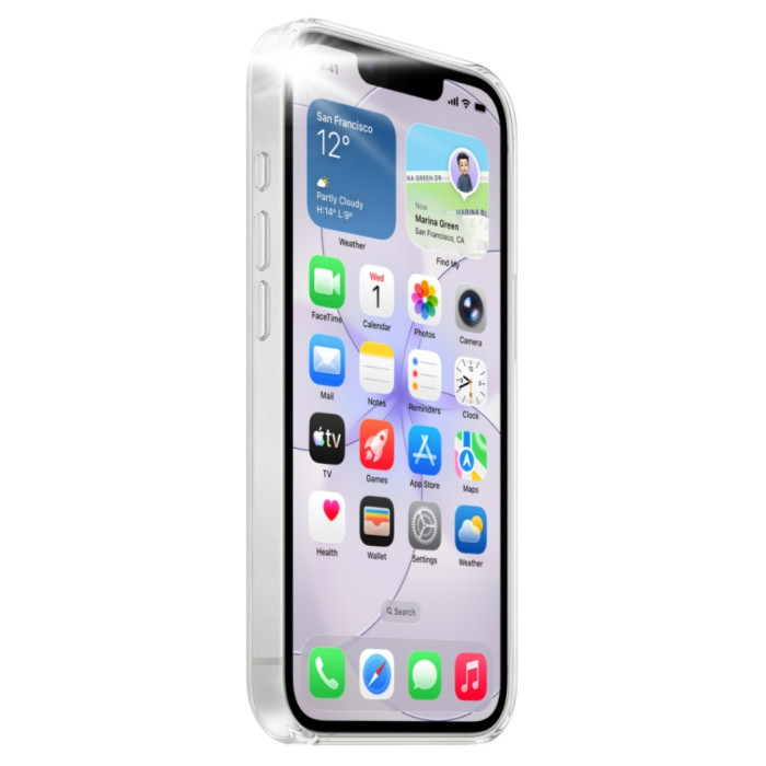 Чохол до мобільного телефона BeCover FIBRA Crystal MagSafe Apple iPhone 17 Pro (715369)