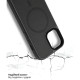 Чохол до мобільного телефона BeCover FIBRA ArcLine MagSafe Apple iPhone 17 Black (715372)