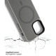 Чохол до мобільного телефона BeCover FIBRA ArcLine MagSafe Apple iPhone 17 Gray (715374)