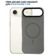 Чохол до мобільного телефона BeCover FIBRA ArcLine MagSafe Apple iPhone 17 Air Gray (715377)
