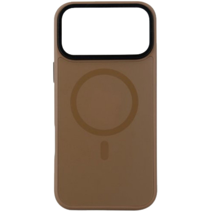 Чохол до мобільного телефона BeCover FIBRA ArcLine MagSafe Apple iPhone 17 Pro Brown (715383)