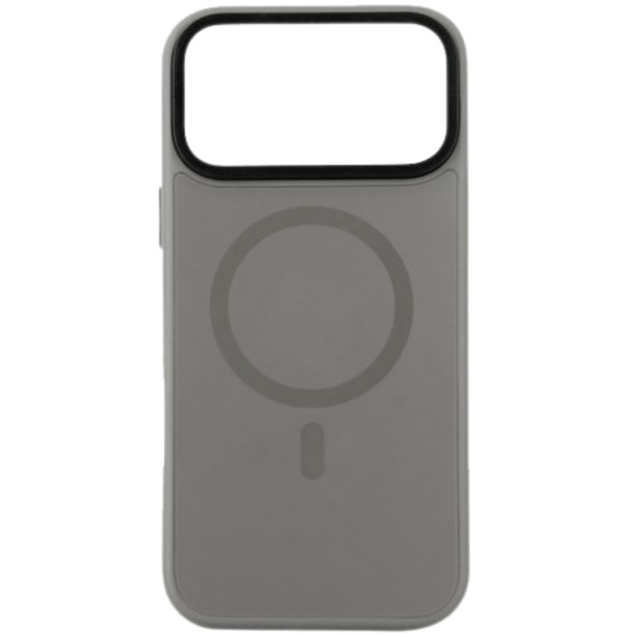 Чохол до мобільного телефона BeCover FIBRA ArcLine MagSafe Apple iPhone 17 Pro Gray (715384)