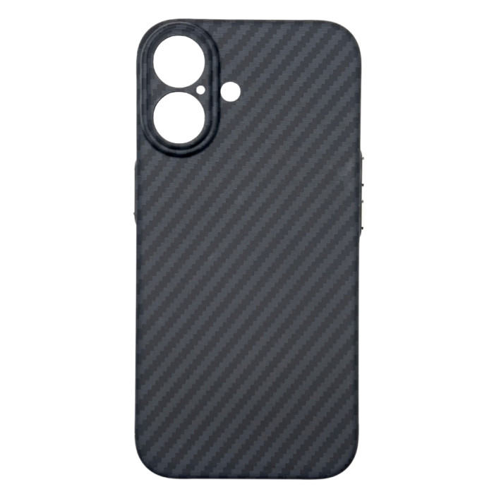 Чохол до мобільного телефона BeCover FIBRA Carbonite MagSafe Apple iPhone 17 Black (715406)