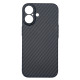Чохол до мобільного телефона BeCover FIBRA Carbonite MagSafe Apple iPhone 17 Black (715406)