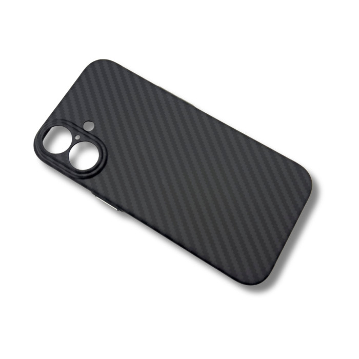 Чохол до мобільного телефона BeCover FIBRA Carbonite MagSafe Apple iPhone 17 Black (715406)