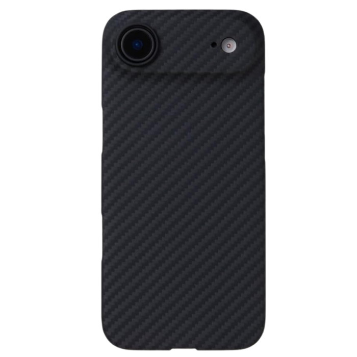 Чохол до мобільного телефона BeCover FIBRA Carbonite MagSafe Apple iPhone 17 Air Black (715407)