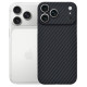 Чохол до мобільного телефона BeCover FIBRA Carbonite MagSafe Apple iPhone 17 Pro Black (715409)