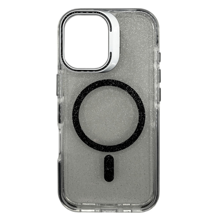 Чохол до мобільного телефона BeCover FIBRA Star Shine MagSafe Apple iPhone 17 Black (715411)