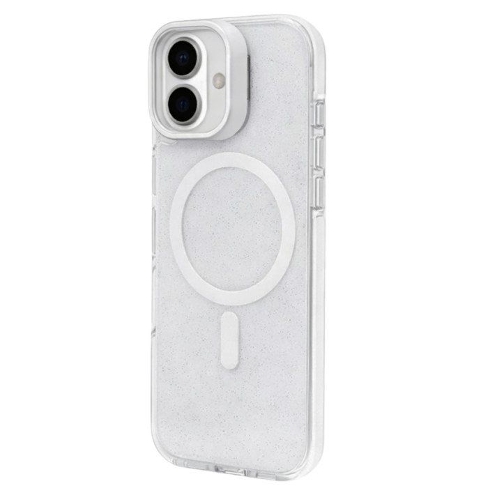 Чохол до мобільного телефона BeCover FIBRA Star Shine MagSafe Apple iPhone 17 White (715417)